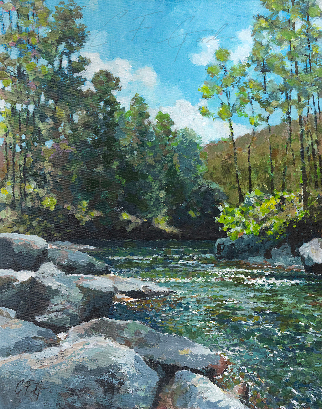 Midday on the Tallulah River