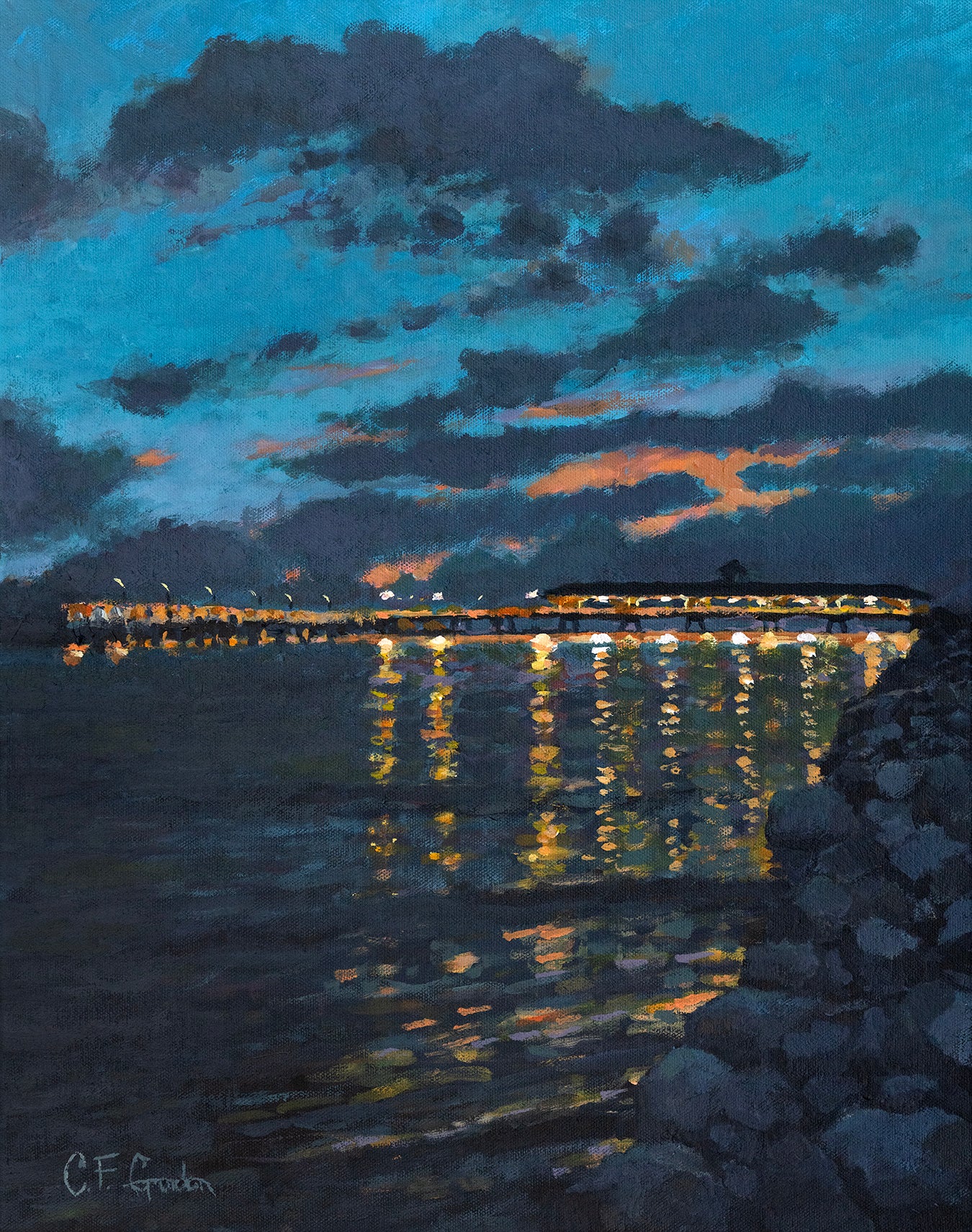 St. Simons Pier at Dusk